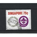 Singapore.SG235 75c Scout Badge within "9".Fine...