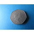 1988 QUEEN ELIZABETH II ISLE OF MAN 20 PENCE FR...