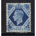 GB 1939 KGV1 10d Turquoise Blue SG 474 ( G868 )