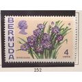 Bermuda QEII 1970 4c Bermudiana Unmounted Mint MNH SG 252 Sc 258 stamp flowers