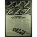1974 Carvel Hall Knives Ad - Because what's good for the goose