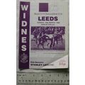 1986 programme Widnes v. Leeds, Silk Cut Challe...