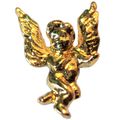 24ct Gold Plated Cherub Small Cupid Angel of Lo...