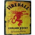 Fireball Cinnamon Whisky 12x15 Metal Sign bar w...
