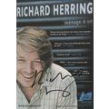 Richard Herring Comedian Hand Signed Theatre Flyer