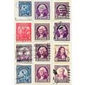 USA 13 x Various 1932 Stamps Used (as scans) V1