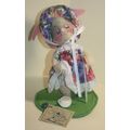 Annalee Dolls '95 Easter Parade Girl Bunny with...