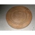 Wooden Carved Scottish Thistle Shortbread Mould
