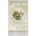 1912 postcard With Birthday Wishes