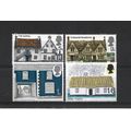 GB.British Rural Architecture set of 4.Mounted ...