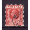 NIGERIA 1914 SG2 1d CARMINE RED FINE USED #1