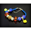 Fully Loaded Woven Bracelet Charm Disco Ball Eu...
