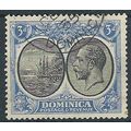 Dominica 1923 SG79 3d Black & Ultramarine Fine ...