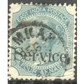 East India stamps 1886 - SG O29 - QV 4a green 0...