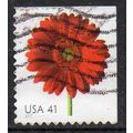 USA 2007 Beautiful Blooms - Gerbera 41c Bklt Used