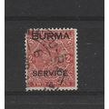Burma.O5 2a Vermilion.Fine Used.Jul25d