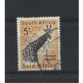 SouthAfrica.SG163 5s Giraffe.Fine Used.Aug25b