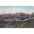 Vintage Colour Postcard - Edinburgh from the Ca...