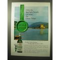 1964 Usher's Green Stripe Scotch Ad - Only The First