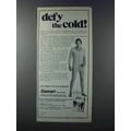 1981 Damart Thermawear Ad - Defy The Cold!