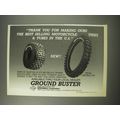 1990 Greenball Ground Buster Tires Ad - Thank you for making ours the best