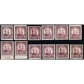564, Mint NH 12¢ F-VF Lot of 12 Fresh Stamps CV...
