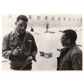 Nelson Mandela at Robben Island Prison Yard in ...