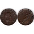 Great Britain. George III. Halfpenny 1807. dy21076