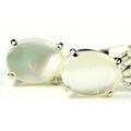 Mother of Pearl, 925 Sterling Silver Leverback ...