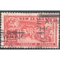 New Zealand stamps 1936 - SG594 - 1d red - Butt...