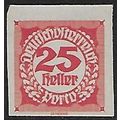 Po Mi 97 (**): 25 h. red Postage Due Stamp: Num...