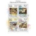 TOGO 2013 SHEET MNH RIJKSMUSEUM ART PAINTINGS A...