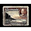 CEYLON 1936 1 1/2d BLACK AND CHOCOLATE SOUTH SH...