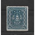 Austria.SG500 25k Blue.Mounted Mint.Aug22a