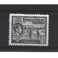 Turks&Caicos.SG194 1/4d Raking Salt (Black).Mou...