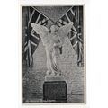 War Memorial Statue Emberton Postcard Buckingha...