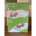 Age 7 Birthday Cards - Activity Pull Card - 001