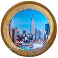 Small Empire State Building New York City Round...