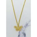 Butterfly In Flight Necklace