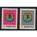 Taiwan Chinese New Year of the Snake 2v 1988 MN...