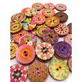 20mm Round Shabby Chic Vintage Buttons 2 Hole M...