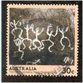 AUS 1984 30c 'ROCK PAINTINGS' FINE USED (EBID14...