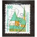 GER 1987 100pf 'TOURIST SIGHTS' FINE USED (EBID...