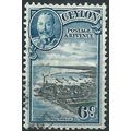 Ceylon 1935 SG370 6c Black & Blue Fine Used .. ..