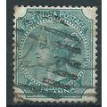 India 1878 SG71 4a Blue-Green Good/Fine Used .. ..