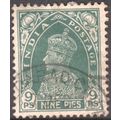 India 1937 - SG 249 - KGV1 9p green - used