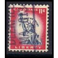 Used 1044A 11c Statue of Liberty Deerfield, MA....