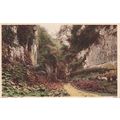 Buxton Lovers leap Derbyshire Postcard (DER72620)