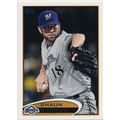 2012 Topps - #262 - Shaun Marcum Milwaukee Brewers