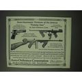 1984 Auto-Ordnance Thompson Guns Ad -1927 A5 Pistol